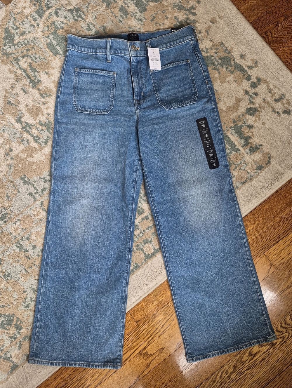 J. Crew NWT Wide Leg Crop Sz 28